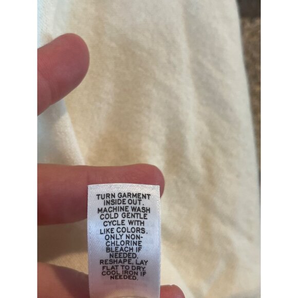 Vintage Frenchi Faux Fur Collar Cardigan Sweater With Pearl Buttons - L - Picture 7 of 10